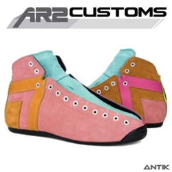 AR2 Custom Pink Suede Mango Pink Apricot Suede Pink Suede Teal Suede